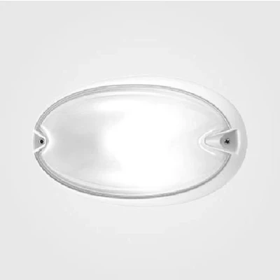 Immagine di PRISMA Plafoniera CHIP 25 OVALE bianco E27 cod. 005700