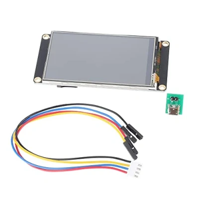 Immagine di Aihasd English Nextion Enhanced 3,2 &#039;&#039; HMI USART UART TFT Pannello di visualizzazione Touch screen seriale resistivo Modulo schermo LCD per Arduino Raspberry Pi (NX4832K032)