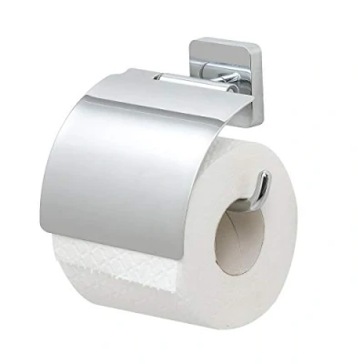 Immagine di Tiger Onu Portarotolo con Coperchio, Acciaio Inox, Cromato, 13 x 12.6 4.2 cm