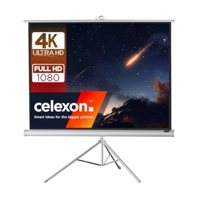 Immagine di Celexon schermo a treppiede Economy, area utile di proiezione 244 x 183 cm, Formato 4:3