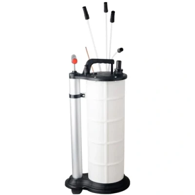 Immagine di DAYUAN pompa di aspirazione dell&#039;olio, a mano con 3 tubi, sfiato dei freni, 9 l