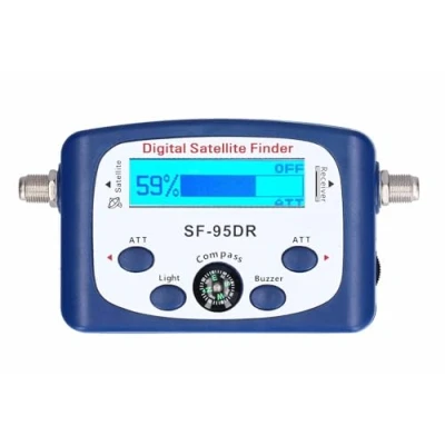 Immagine di JZK SF 95DR Sat finder Rilevatore di segnale satellitare Display LCD Misuratore con acustico per un posizionamento ottimale Regolazione dei antenne satellitari impianti digitali