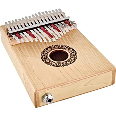 Immagine di Sonic Energy Pick Up Kalimba 17 note in C Major For Stage, Live, Studio Legno di Acero Accessori inclusi (PKL1707H)