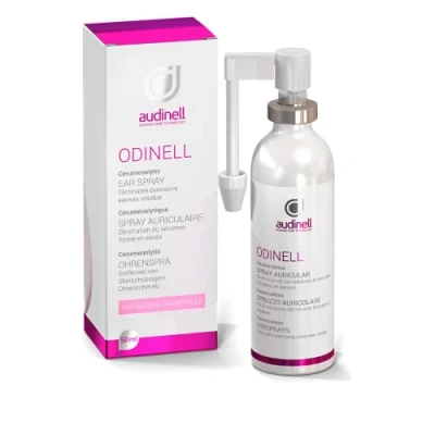 Immagine di Audinell Spray auricolare 50 ML Pulizia Orecchie Detergente per adulti e bambini con sostanze tensioattive Aiuto la rimozione del cerume Odinell