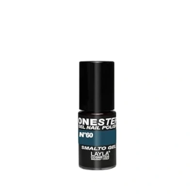 Immagine di ONE STEP Smalto Semipermanente in Gel 3 1 Veloce e Facile Applicazione Durata Settimane Alta Pigmentazione Senza Strato di Dispersione 5ML Layla Cosmetics N.60 GREEN VOGUE (Verde)