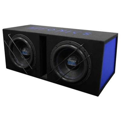 Immagine di HIFONICS ZSPL12DUAL 2 X 30 cm (12) SPL Dual Subwoofer Box della serie Zeus fino a 3600 W picco max.