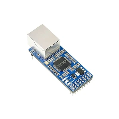Immagine di IBest 2 CH UART To Ethernet Converter,UART Ttl And RJ45 Bi Directional Transparent Transmission Module,10/100M,Auto MDI/MDIX,Full Duplex/Half Duplex Auto Negotiation Interface