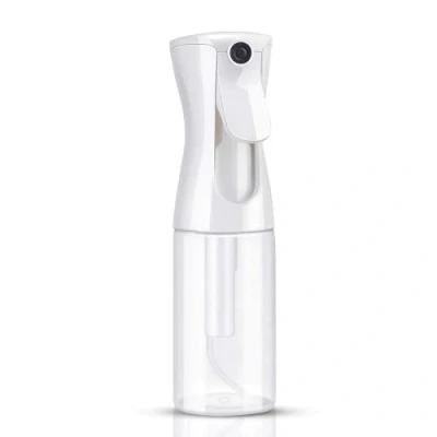 Immagine di Uervoton Bottigliette spray, flacone per acqua continua vuoto, domare i capelli al mattino, acconciature, piante, animali domestici, pulizia, 160 ml (Trasparente)