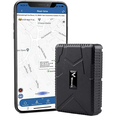 Immagine di GPS Tracker Monitoraggio in Tempo Reale,10000mAh Batteria Localizzatore per Auto/Flotta/Camion/Moto/Barca con APP Gratuita Magneti Potenti Impermeabile 120 Giorni Standby Antifurto Tracker(TK915)