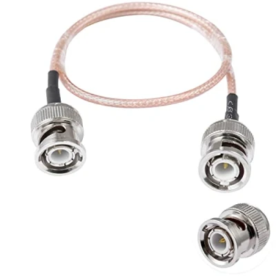Immagine di Vecys BNC Maschio a cavo 50ohm RG316 RF Coassiale Jumper Pigtail 20&quot;/50CM per Antenne Ham Radio Palmare