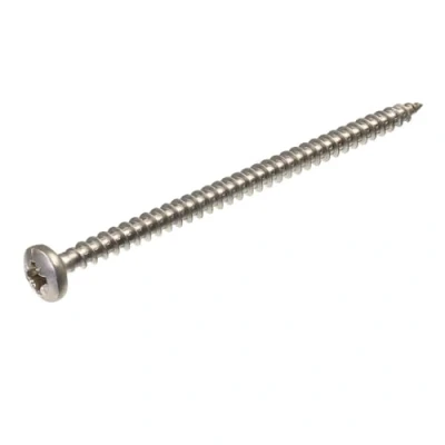 Immagine di SECCARO viti per truciolato, testa semicircolare, 6 x 120 mm, in acciaio inox V2A VA A2, legno con filettatura completa, Phillips a croce/PZ, 50 pezzi