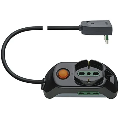 Immagine di Vimar FP00511 Multipla con Interruttore Luminoso, 1 Presa Universale, 2 Biprese, Cavo 3 m