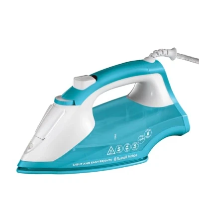Immagine di Russell Hobbs Ferro da Stiro a Vapore 2400W, Colpo di 115g/min, 35g/min Continuo Piastra con Ammorbidente, Autosteam, Capacità 240ml, AntiCalcare &amp; Anti Goccia, Light&amp;EasyAqua 26482 56