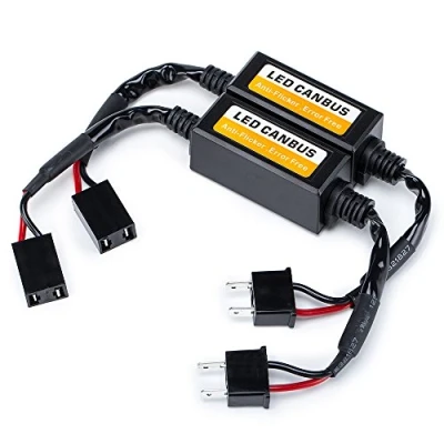 Immagine di FMS Auto Faro Lampadine LED Decoder H7 Canbus Adattatore Canceller Errore Avviso Resistore (2 Pezzi)