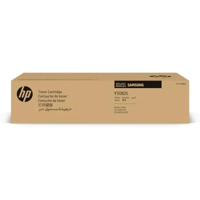 Immagine di Samsung CLT Y5082L, SU532A, Cartuccia Toner ad Alta Capacità, da 4.000 pagine, compatibile con le stampanti LaserJet Color CLP 620ND, 670N, 670ND e CLX 6220FX, Giallo