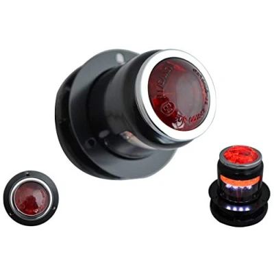 Immagine di Alchemy Parts Moto LED Stop Coda Luce Posteriore Cafe per Chopper Marcatura E