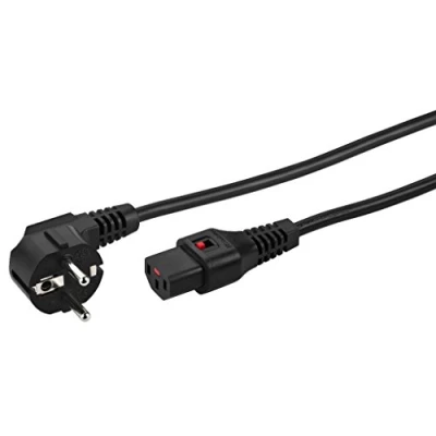 Immagine di Monacor AAC 200IEC Alimentazione Cavo [1x Spina schuko 1x IEC C13] 2.00 m Nero