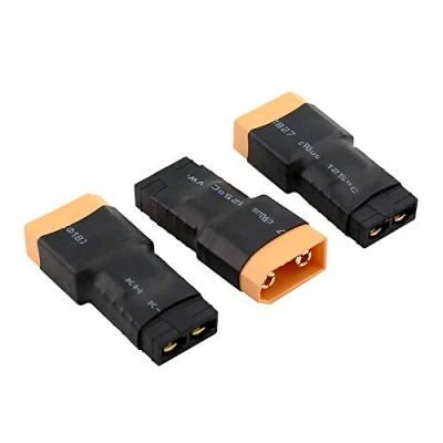 Immagine di OliRC 3 Pezzi Senza Fili Connettore: Maschio XT90 a Femmina TRX Traxxas Adattatore Spina(C48 3)