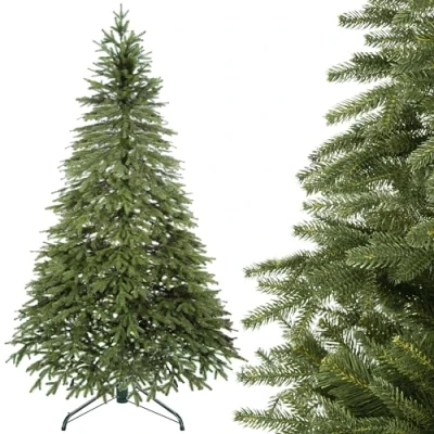 Immagine di SPRINGOS Albero di Natale Artificiale Premium Abete 150 cm PE