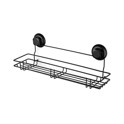 Immagine di Compactor Mensola Doccia, Nero, 45,4 x 14,1 H 11,5 cm