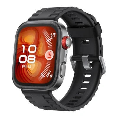 Immagine di HUAWEI WATCH FIT4 Pro Smartwatch, Ultra sottile, 1.82&quot; Schermo in Zaffiro &amp; Lunetta Lega di Titanio, Fitness Tracker, con App ECG, Batteria fino a 10 Giorni, Compatibilità iOS e Android,Nero