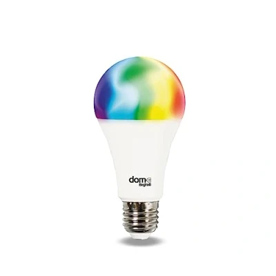 Immagine di Beghelli Lampadina LED Smart Dom e E27 14W RGB CCT WiFi, Compatibile con Alexa, App Domotica, Regolazione Colori Intensità, Controllo Vocale, Facile Installazione Bianco, 1 Unità