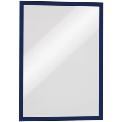 Immagine di Durable 488307 Duraframe A3 Large Packaging, Cornice Espositiva Adesiva, per Superfici Lisce e Solide, Formato A3, Confezione da 10 Pezzi, Blu
