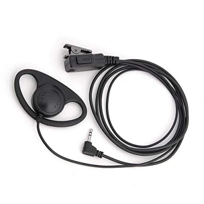 Immagine di Buwico® Auricolare a forma di D con microfono PTT per radio Motorola Talkabout Cobra 1 pin