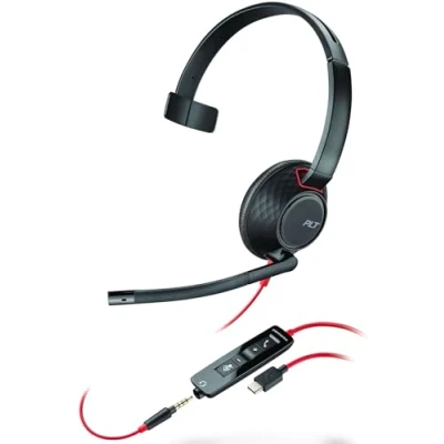 Immagine di POLY Blackwire 5210 Monaural USB C Headset +3.5mm Plug 8X230A6