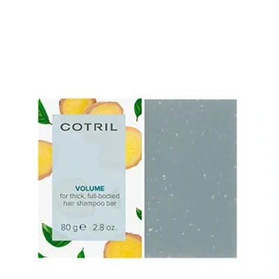 Immagine di Cotril shampoo Volume Bar 80gr Solido equivale a 2 flaconi da 250ml di liquido