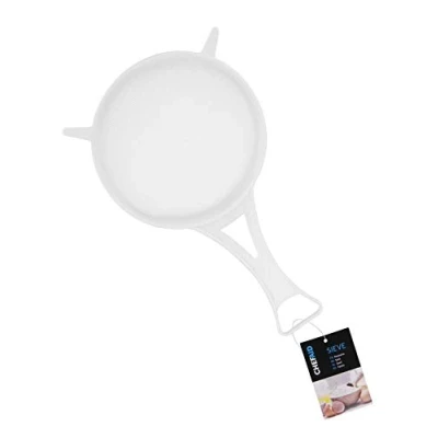 Immagine di Chef Aid 10K32953 Scolapasta in plastica con Rete Nylon, Colore: Bianco