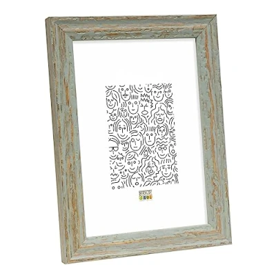Immagine di Deknudt S46MF8_15,0x20,0 Cornice portafoto in Legno, 20 cm, Colore: Verde