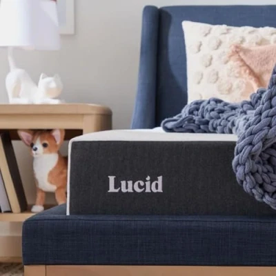 Immagine di LUCID Materasso in memory foam Alto 20 cm Morbido Con gel rinfrescante e carbone di bambù Una Piazza mezza 135 x 190
