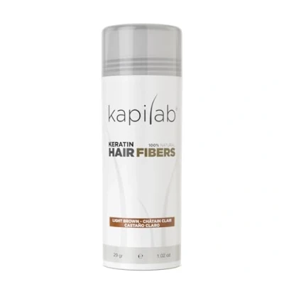 Immagine di Kapilab Fibre Capillari Nascondi la calvizie e dona volume (25 gr, Castano Chiaro)