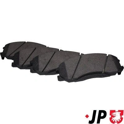 Immagine di JP GROUP 3563600910 Kit pastiglie freno Assale anteriore con segnalatore acustico usura SSANGYONG: Rexton / 2, Kyron, ACTYON 1