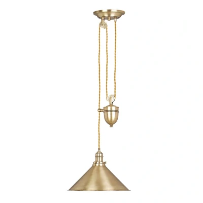 Immagine di Elstead Lampada a sospensione Provence regolabile, ottone
