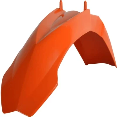 Immagine di Polisport 8563800001 Parafango Anteriore Replica OEM Realizzato in plastica Lucida Durevole e Resistente Compatibile con Le Moto KTM Colore Arancia