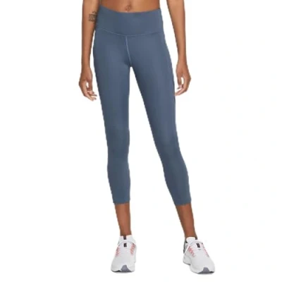 Immagine di Nike Performance W NK EPIC FAST CROP Collant, Donna, Taglia: Medium, Diffused blue/reflective silver