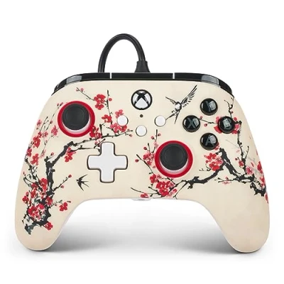Immagine di Controller cablato PowerA Advantage per Xbox Series XS Nirvana del guerriero