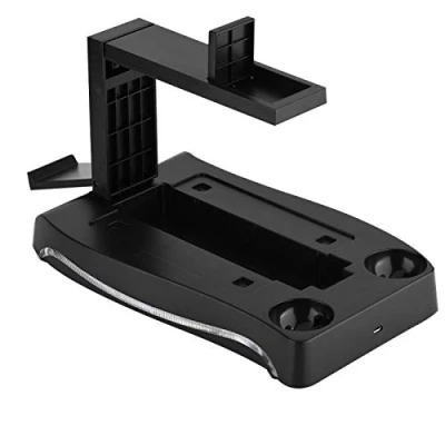 Immagine di ciciglow Stazione di Ricarica per PS4 VR, Controller VR Dock Stand Supporto Cuffie Console Occhiali e 2 Manici Spostamento