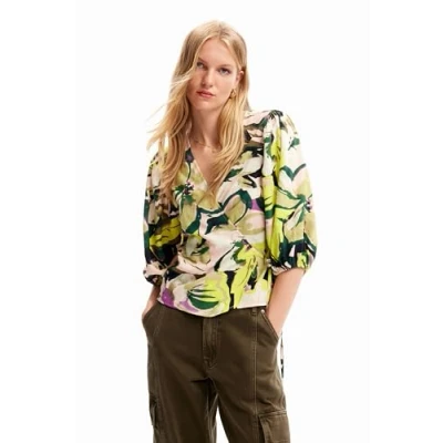 Immagine di Bluse manica lunga Desigual Darrell VERDE FLUO IT 44