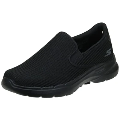 Immagine di Skechers Gowalk 6 Scarpe da Passeggio Uomo, Elasticizzate, Senza Lacci, per Atletica, Nero, 10.5 X Wide