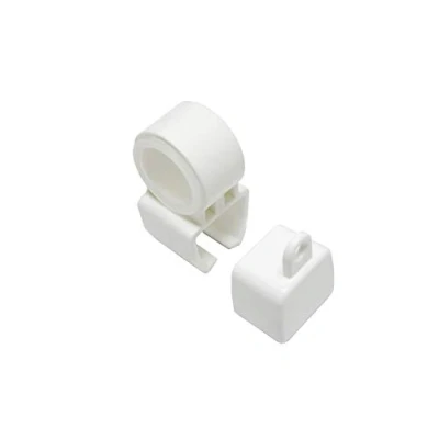 Immagine di Gardinia Adattatore con terminali per binari a U, 2 Pezzi, Plastica, Bianco, unità