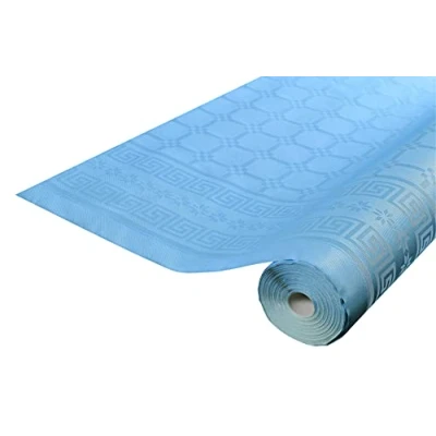 Immagine di Pro Nappe Cod. R482539I Tovaglia a rotolo in Carta damascata 1,18 x 25 Mt 83 coperti dal motivo universale, offre eleganza e sobrietà Colore turchese