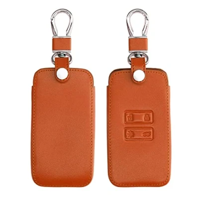 Immagine di kwmobile Custodia Compatibile con Renault 4 tasti Smart Key (solo Keyless Go) Cover Chiavi Auto Protezione Copri Telecomando Chiave Copertura arancione