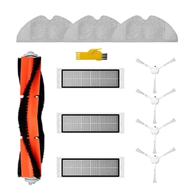 Immagine di MIKONG Kit accessori per Xiaomi 25012 Dreame F9 1C STYTJ01ZHM XM200022 Parti di ricambio robot aspirapolvere 11 confezioni spazzola principale e filtro laterale