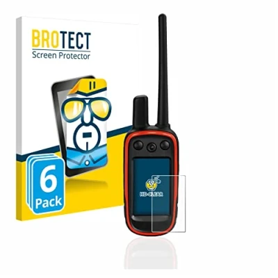 Immagine di brotect Pellicola Protettiva per Garmin Alpha 100 Protezione Schermo (6 Pezzi) [Trasparente, Anti Impronte]