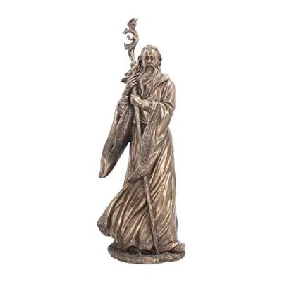 Immagine di Nemesis Now Merlin Statuetta in bronzo, 53 cm, colore: Bronzo