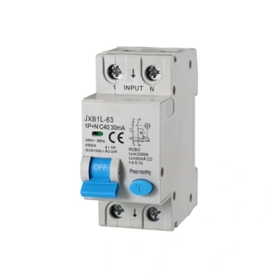 Immagine di gloca Interruttore Magnetotermico Differenziale 2P 40A 30mA 220V 4.5KA 2 Moduli DIN C40