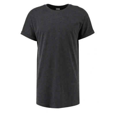 Immagine di Urban Classics LONG Shaped Turnup Tshirt basic charcoal, Uomo, Taglia: Large, Charcoal